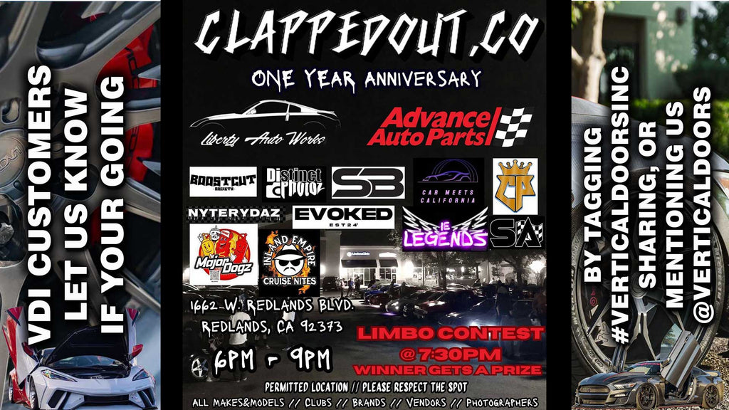 CAR SHOW | 8/23/24 | REDLANDS, CA | @clappedout.co