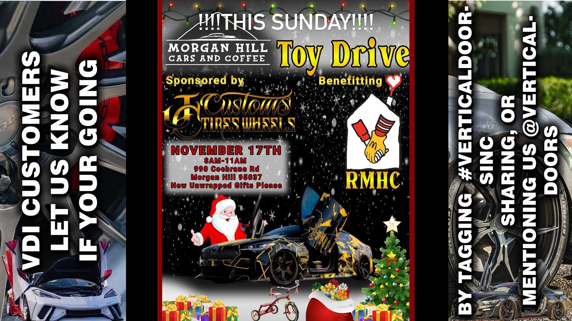CAR SHOW | 11/17/24 | MORGAN HILL, CA | @morganhillcarsandcoffee