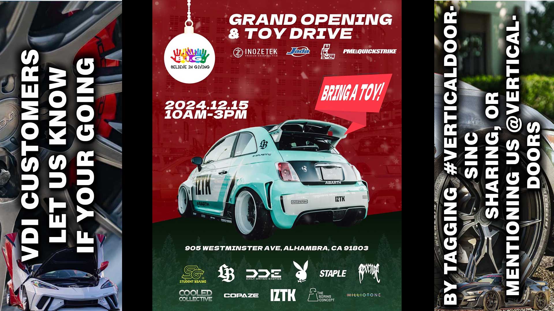 CAR SHOW | 12/15/24 | ALHAMBRAM, CA | @inozetek