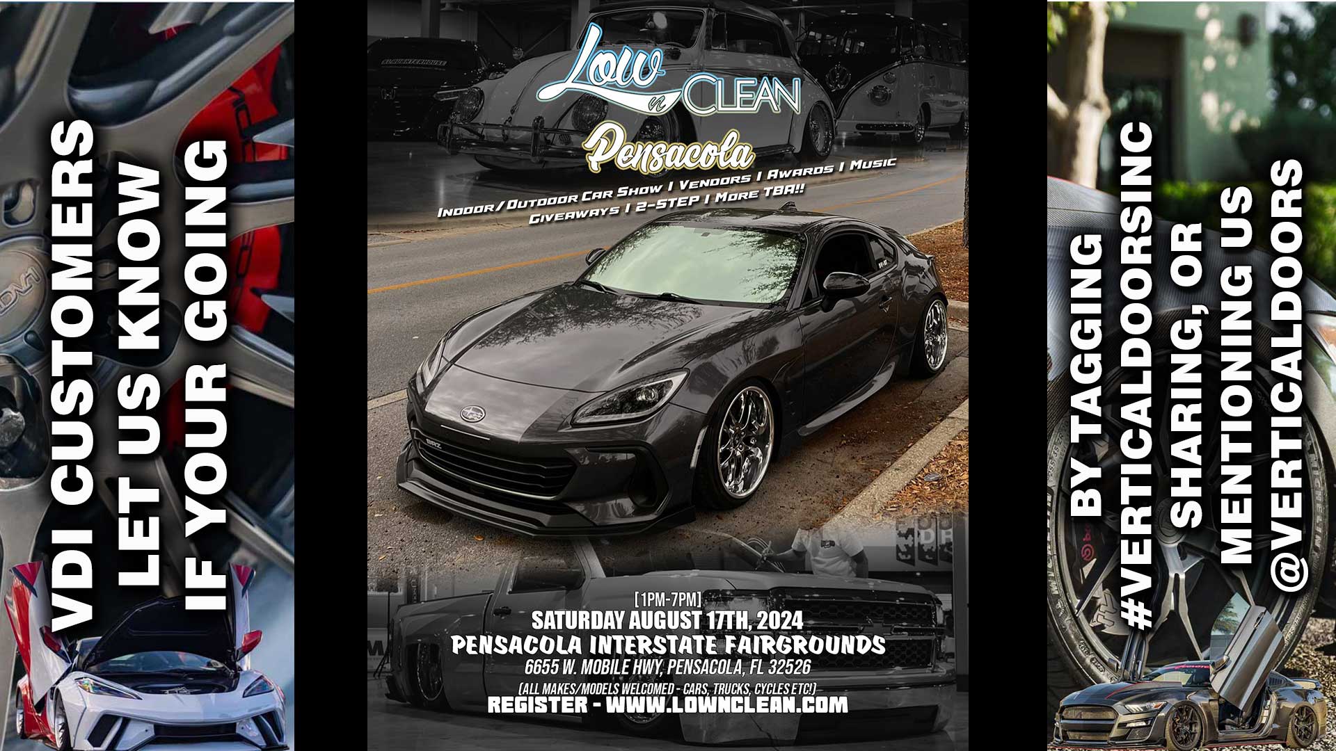 CAR SHOW | 8/17/24 | PENSACOLA, FL | @low_n_clean