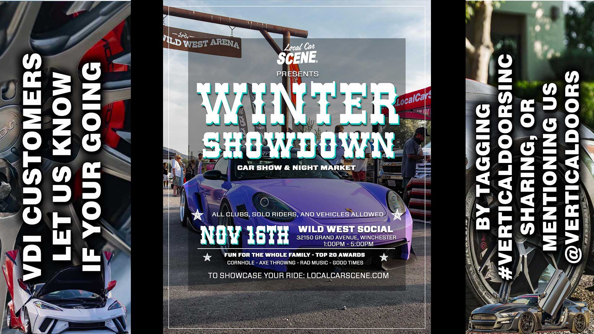 CAR SHOW | 11/16/24 | WINCHESTER, CA | @localcarscene