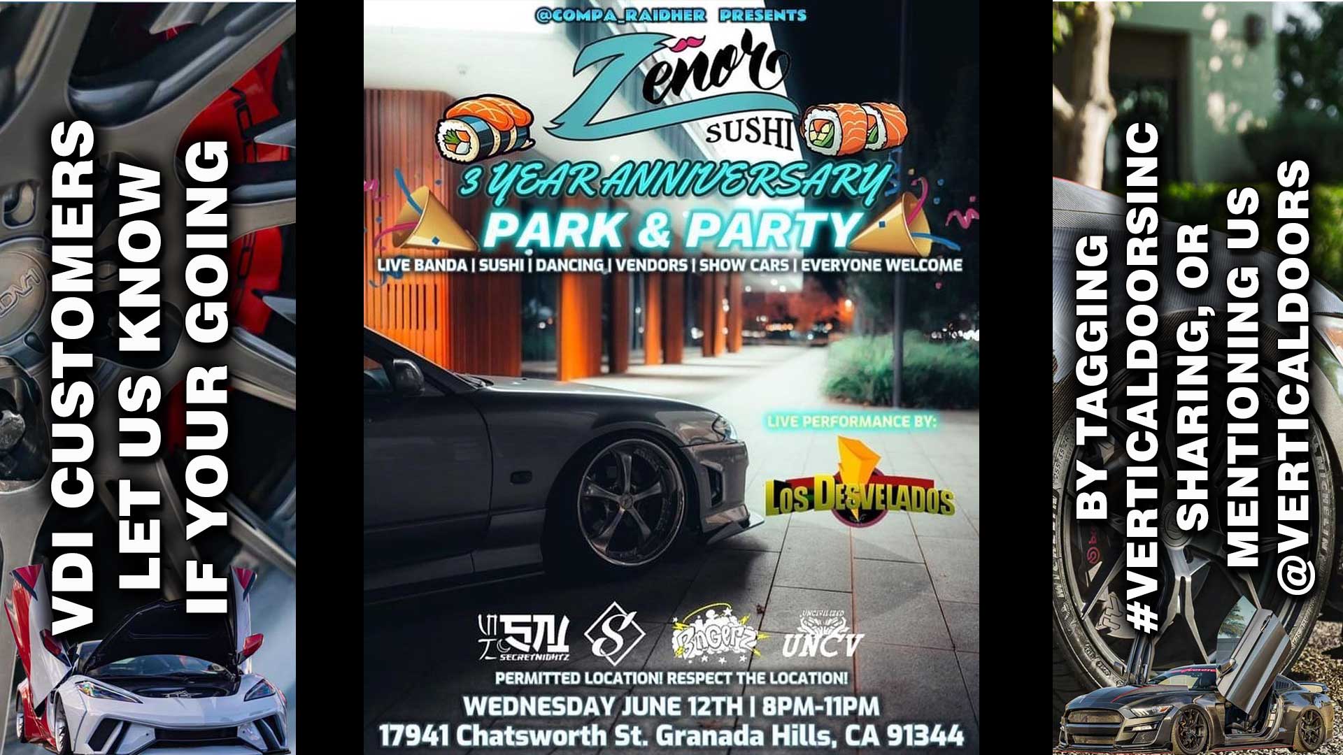 CAR SHOW | 6/12/24 | GRANADA HILLS, CA | @secret_nightz