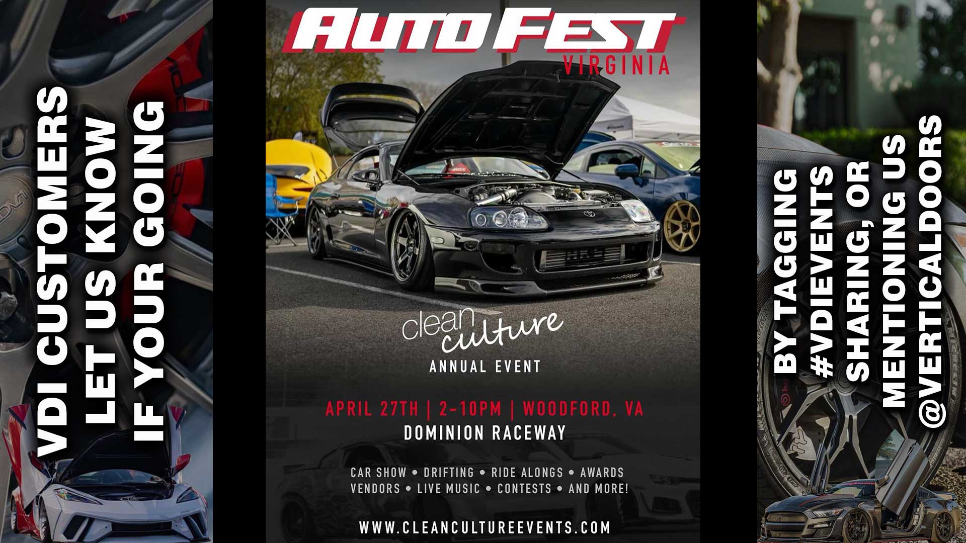 CAR SHOW | 4/27/24 | WOODFORD, VA  | @Clean_Culture