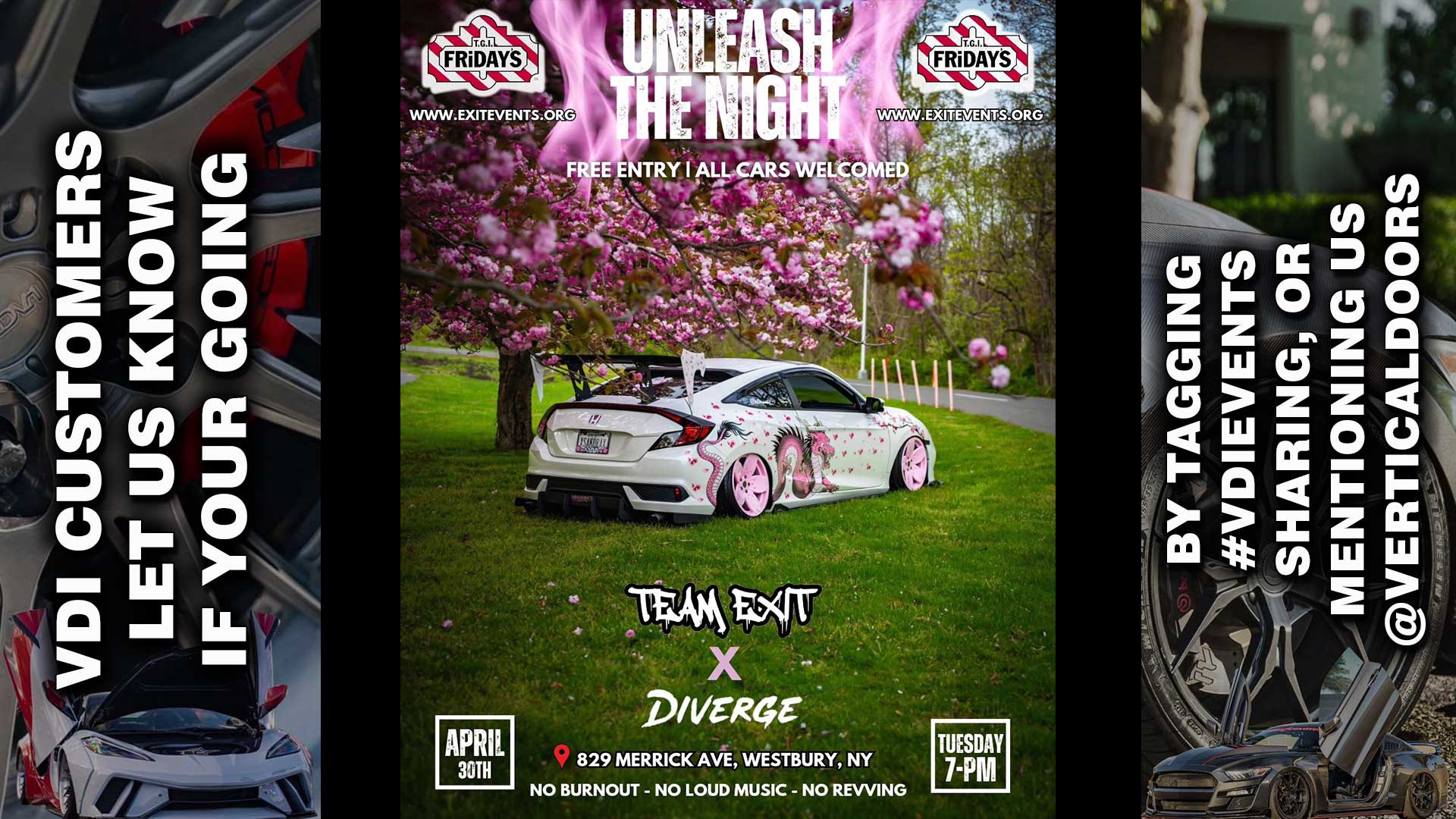 CAR SHOW | 4/30/24 | Westbury, NY | @teamexit_ny