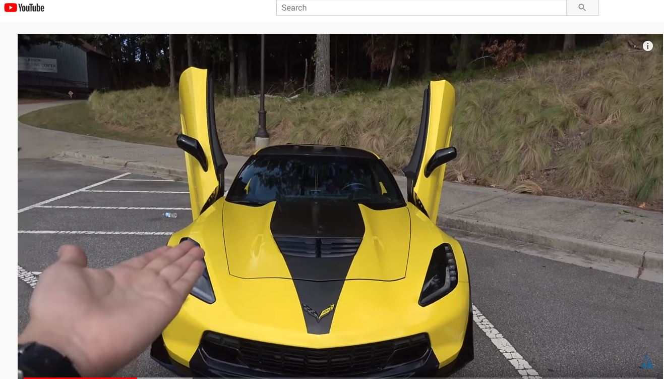 Bladed Angel's Chevrolet Corvette C7 reviewing the Vertical Doors, Inc. Lambo Door Conversion kit.