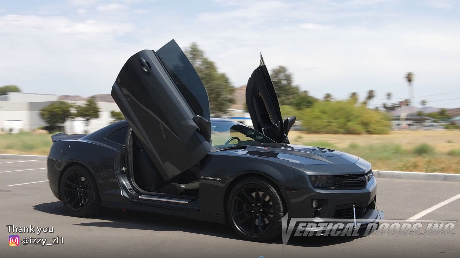 Brian's @izzy_zl1 Chevrolet Camaro from California featuring Vertical Lambo Doors Conversion Kit by Vertical Doors, Inc.