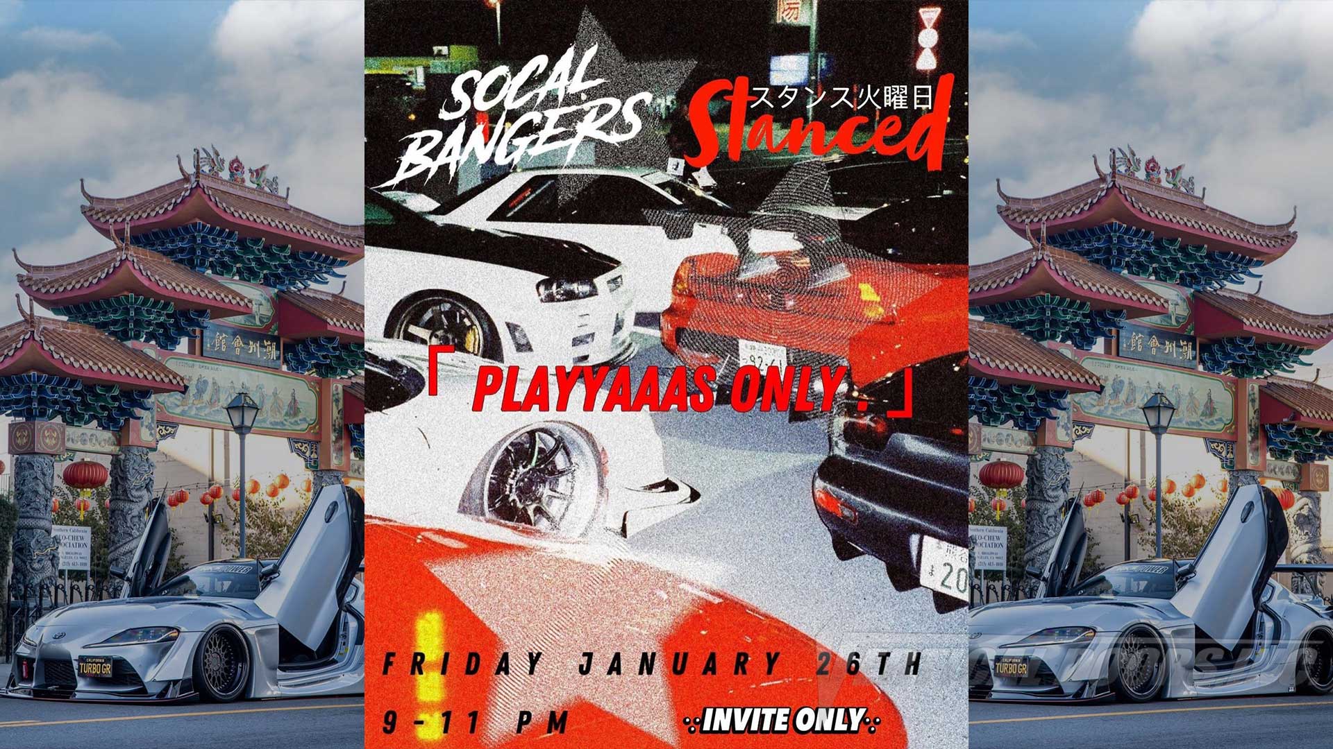 CAR SHOW | 1/26/24 | INVITE ONLY 9/11pm | Stancedtuesday | @stancedtuesday HANDLE featuring Door Conversion by Vertical Doors, Inc.