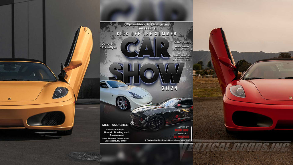 CAR SHOW | 6/8/24 | GREENSBORO , NC 12pm-5pm | @Spawn704ss x @Nattynismo |@spawn704ss featuring Door Conversion by Vertical Doors, Inc.