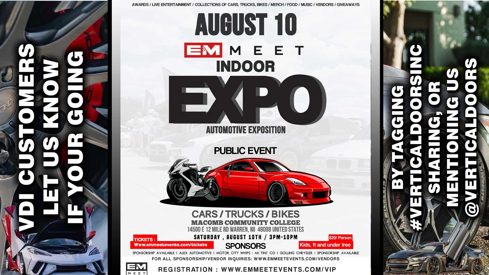 CAR SHOW | 8/10/24 | WARREN , MI | @em.meet