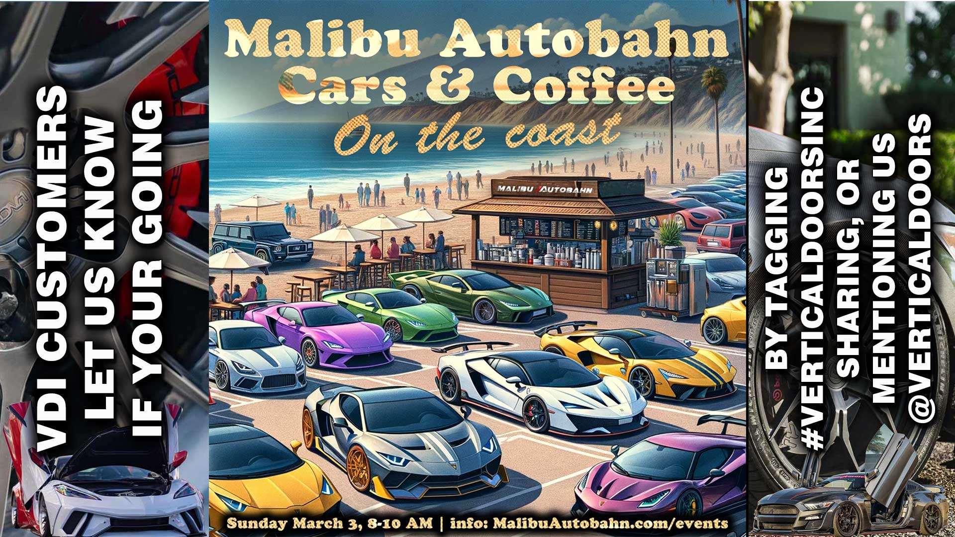 CAR SHOW | 3/3/24 8-10am | MALIBU , CA | @malibuautobahn