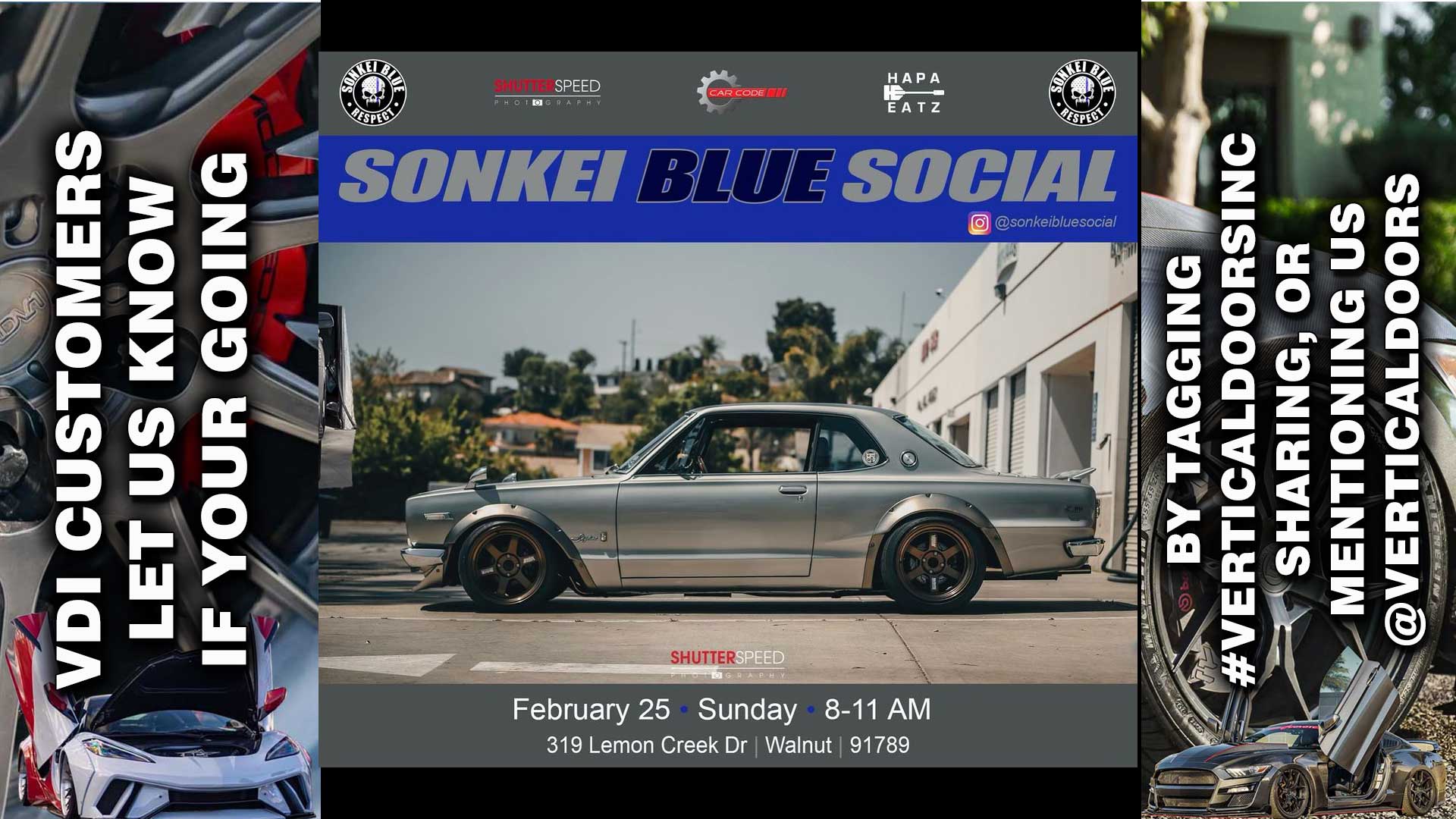 CAR SHOW | 2/25/2024 | WALNUT , CA | @sonkeibluesocial