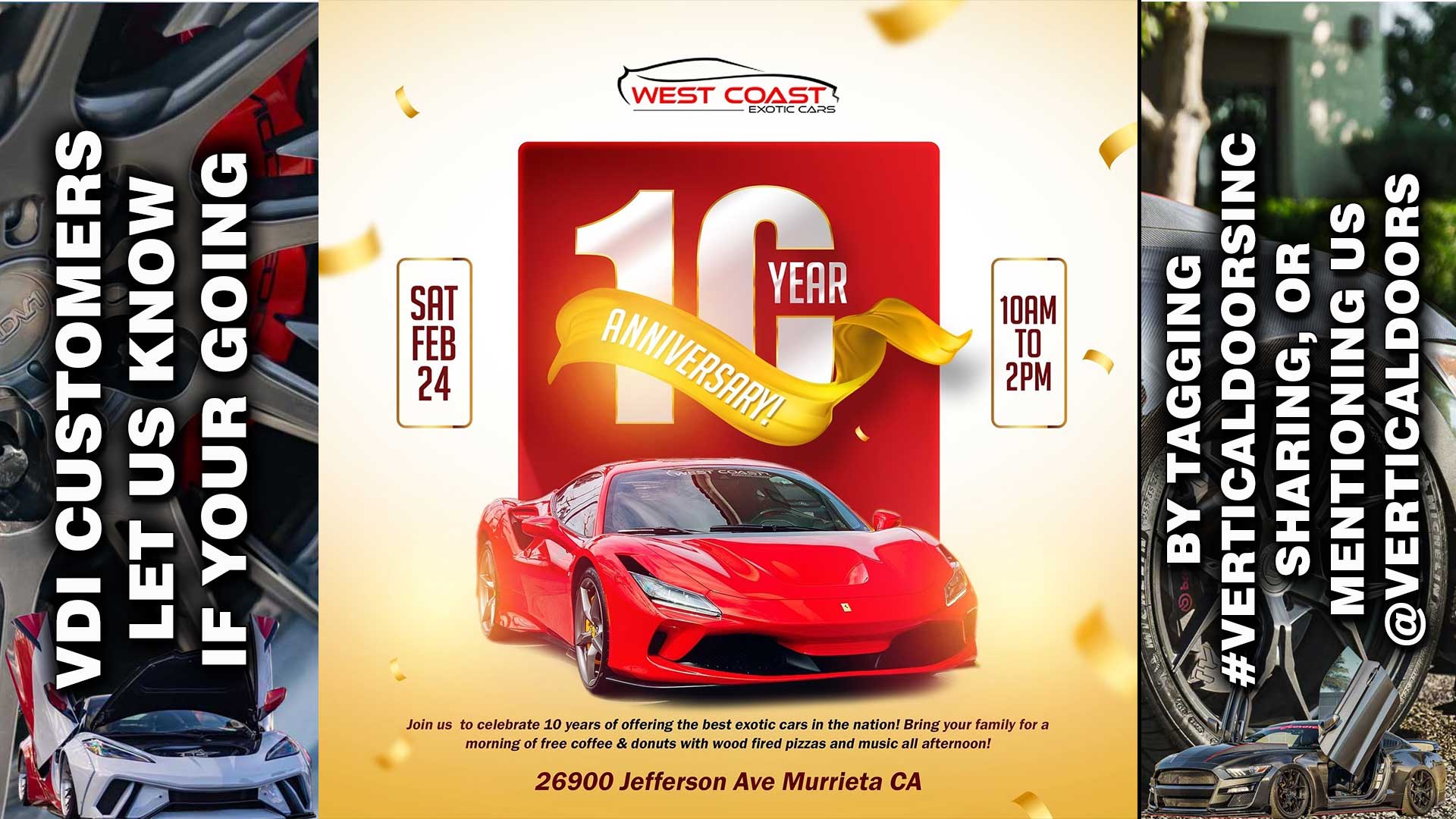 CAR SHOW | 2/24/2024 | MURRIETA , CA | @westcoastexoticcars