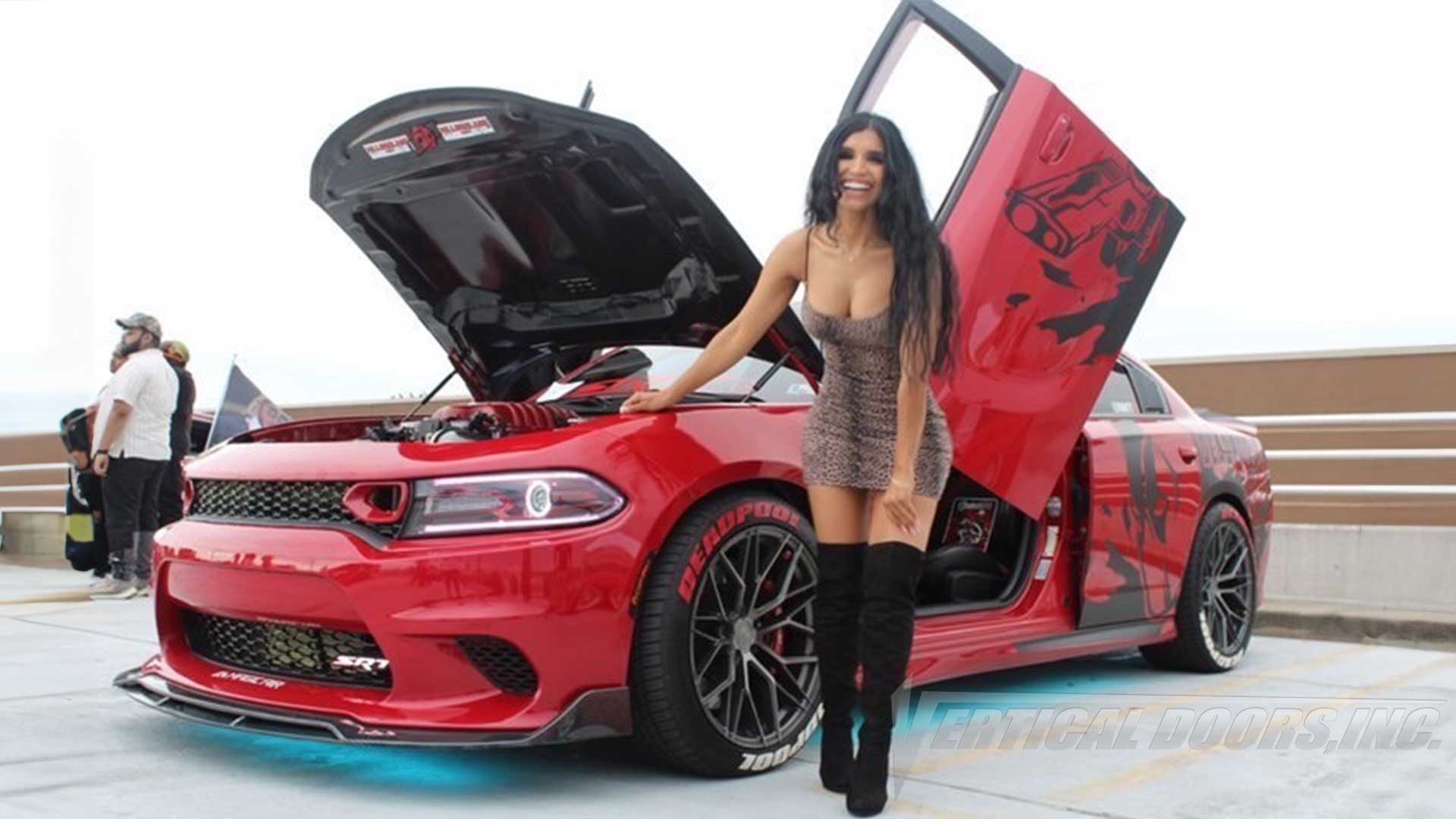 @franknitty707 Dodge Charger from NJ featuring Vertical Doors, Inc. door conversion kit. AKA "Lambo Doors"