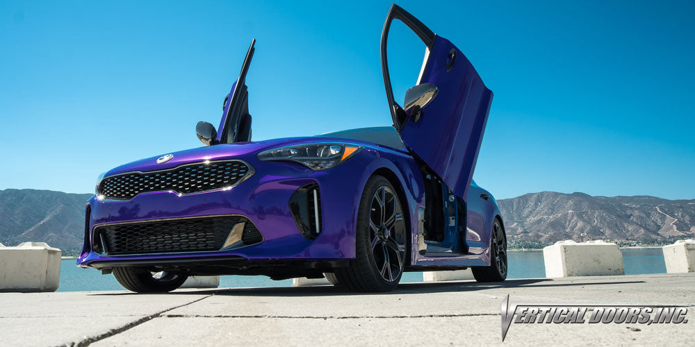 Kia Stinger Bolt-on Vertical Door Conversion Kit.
