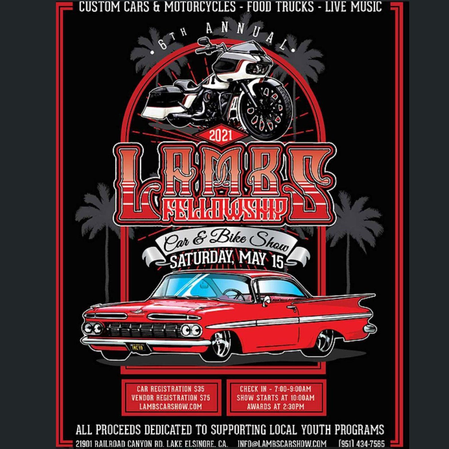 Lambs Car Show Saturday May 15th 2021