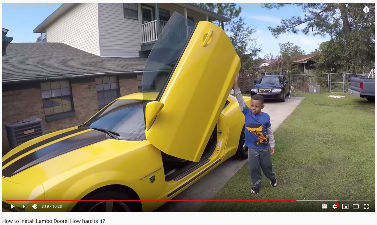 Installation | stuffwithStephen | YouTube Channel | installation of a Vertical Doors, Inc., vertical lambo doors conversion kit.
