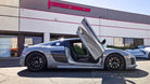 Audi R8 Type 4S with Lambo Door Conversion Kit installed by Vertical Doors, Inc. in Lake Elsinore California., Audi, Audi R8, R8, V10, 2nd Gen, Type 4s, 4s, Quattro, R8 Coupé, R8 Spyder, R8 RWS, Audi R8 RWD, R8 LMS GT2, R8 LMS GT3, R8 LMS GT4, R8 Coupe GT RWD, R8 e-Tron, R8 Star of Lucis, R8 Decennium, R8 V10 Quattro Final Edition, R8 Panther Edition, Lambo Doors, Vertical Door, Scissor Doors, Door Conversion, wing doors, Butterfly Doors,
Audi R8 Lambo Doors, Audi R8 Vertical Door, Audi R8 Scissor Doors, Au