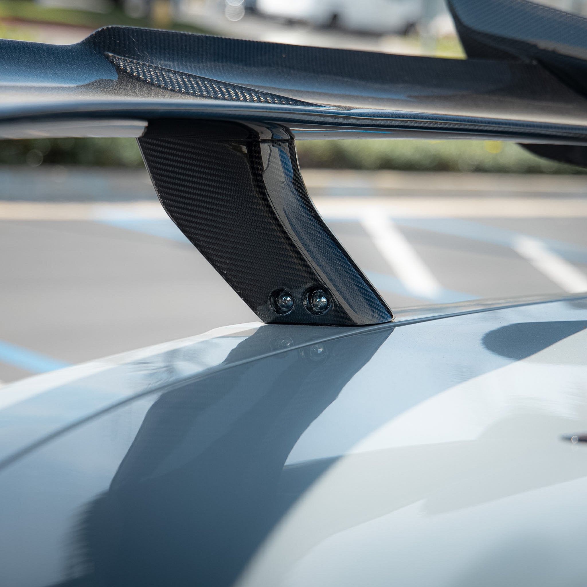 2023-2026 C8 Corvette Z06/E-Ray ZR1 ZTK Rear Spoiler Gloss Carbon