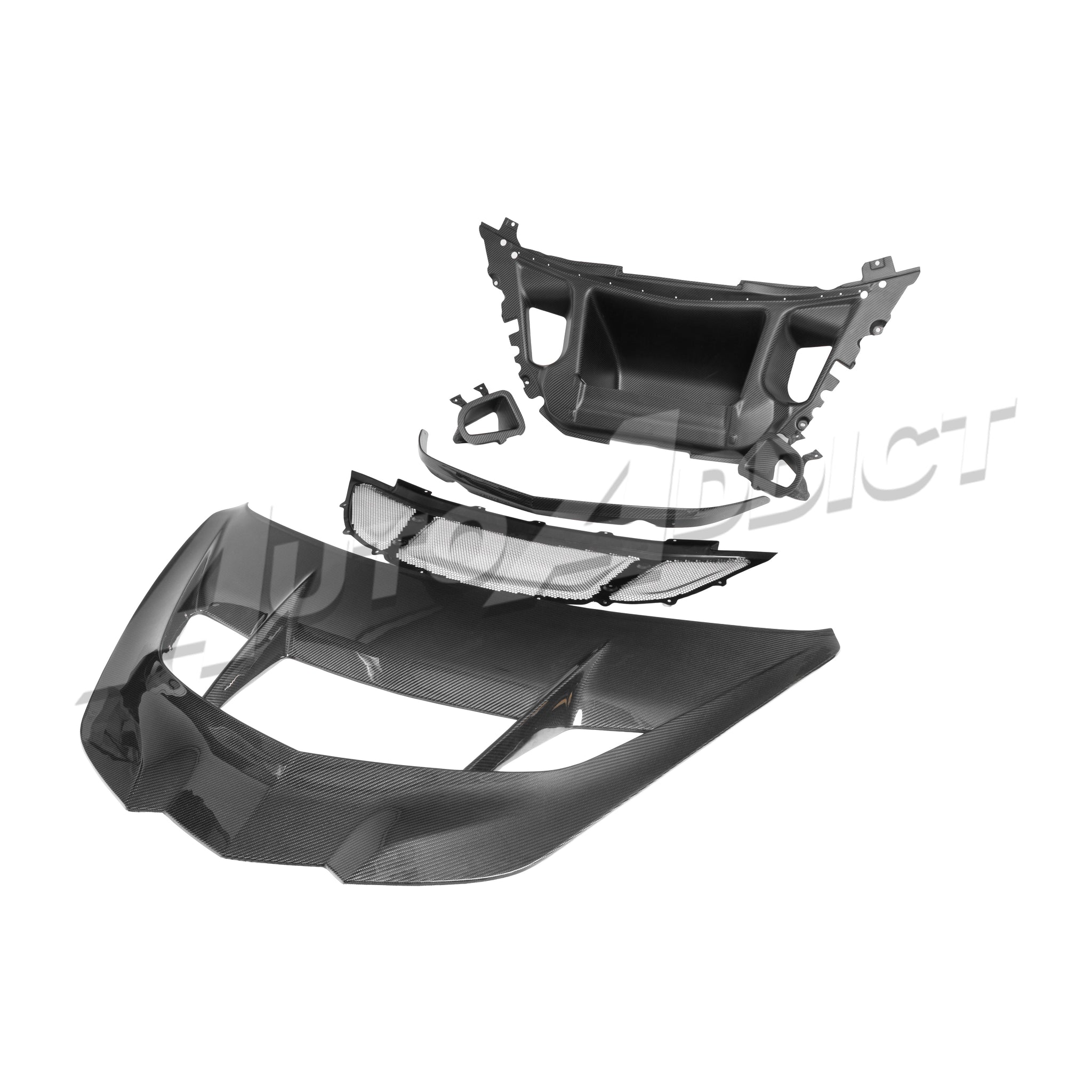 2025-2026 C8 ZR1/ZR1X ZTK Type-OEM Hood Functional Dry Carbon