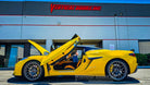 2020-2026 Chevrolet Corvette C8 ZLR Door Conversion Kit VDCCHEVYCORZLRC820 by Vertical Doors, Inc. side angle
