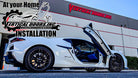 Chevrolet Corvette C8 ZLR door conversion installation at your home, this it work for the base Corvette and the Z06 Corvette. 