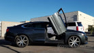 Lambo door hinge conversion kit compatible with the Chevrolet Impala 2014-2018 by Vertical Doors Inc. - Special Order Kit -