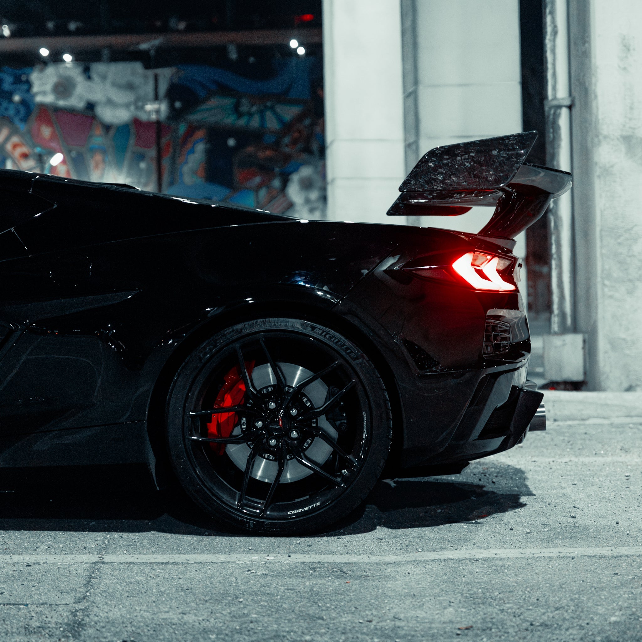 Quiet Racing Corevette 2020-2026 Corvette C8 Quiet Racing ZR1 ZTK Forged Carbon Fiber Aero Ki ...