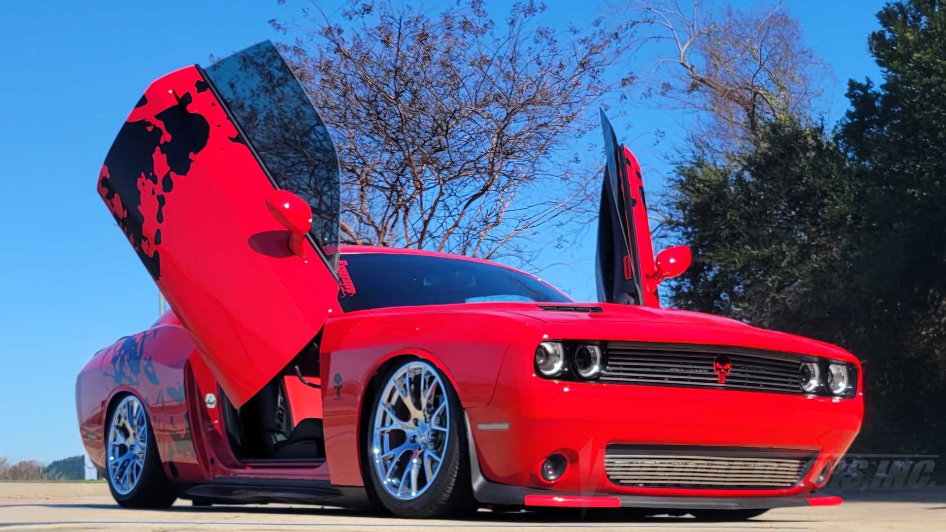 Brent’s Dodge Challenger from Mississippi featuring Lambo Door Kit by Vertical Doors, Inc., VDCDCHAL08, Mopar, RT, SRT, HellCat, Ralley, Red Line, SXT,
lambo doors, vertical doors, door conversion, scissor doors, butterfly doors, wing doors, 
Dodge Challenger lambo doors, Dodge Challenger vertical doors, Dodge Challenger door conversion, Dodge Challenger scissor doors, Dodge Challenger butterfly doors, Dodge Challenger wing doors,
