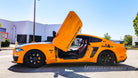 Ford Mustang 2015-2023 Lambo Door Conversion Kit by Vertical Doors Inc. VDCFM15, ford mustang, ford, mustang, 6thgen, stang, lambo doors, vertical doors, door conversion, scissor doors, butterfly doors, wing doors,