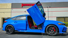 Lambo door hinge conversion kit compatible with the Honda Civic 2022-2024 4DR by Vertical Doors Inc.