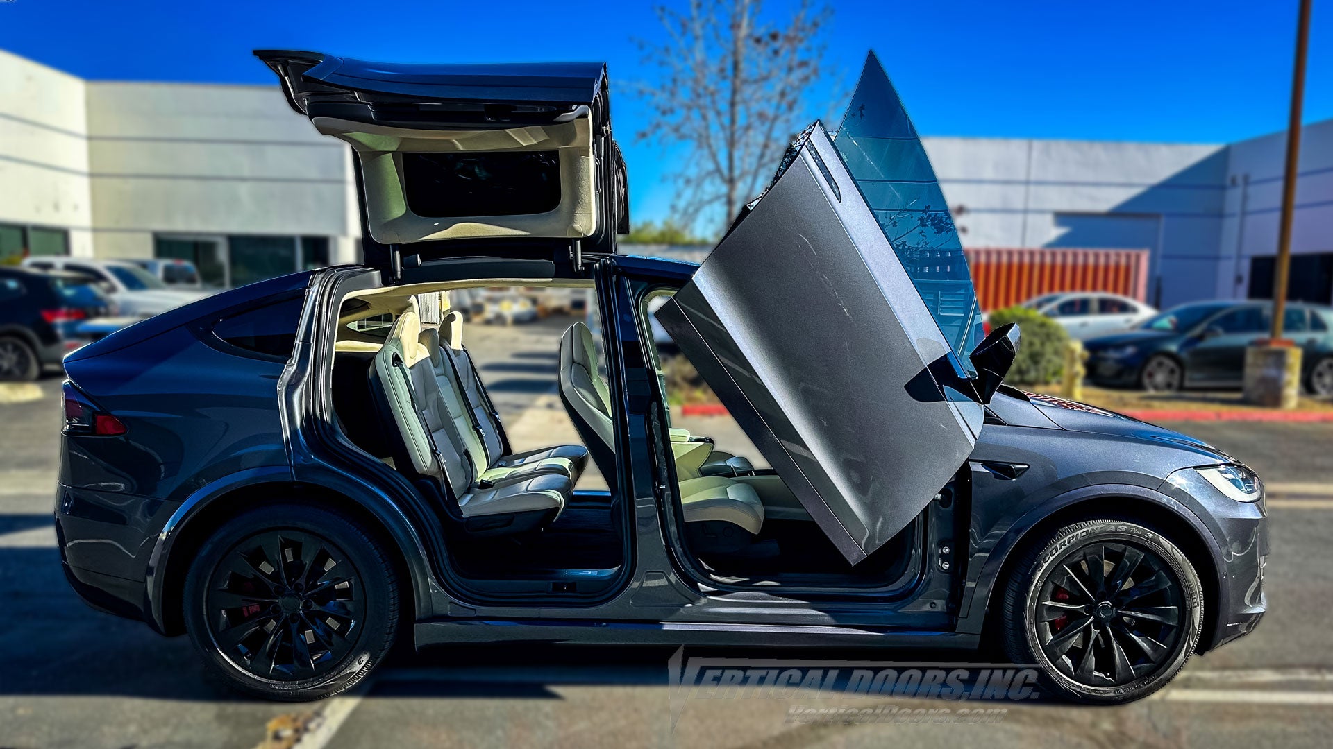 Tesla Model X 2016-2026 Vertical Lambo Door Conversion Kit by Vertical Doors, Inc., VDCTESX16,
Tesla, Model X, Tesla Model X, Tesla Model X Falcon Wing doors, 75D, 90D, 100D, P90D, P100D, Long Range, Long Range Plus, Plaid, 2016, 2017, 2018, 2019, 2020, 2021, 2022, 2023, 2024, 2025, 2026, 16, 17, 18, 19, 20, 21, 22, 23, 24, 25, 26, Tesla Model X Vertical Doors, Tesla Model X Lambo Doors, Tesla Model X Vertical Door Kit, Tesla Model X Scissor Doors, Tesla Model X wing doors, Tesla Model X door conversion kit