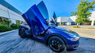 Tesla Model Y Lambo Door Conversion Kit by Vertical Doors Inc., VDCTESY20, AWD, Long Range AWD, Performance AWD, lambo doors, vertical doors, door conversion, scissor doors, butterfly doors, wing doors,  Tesla Model Y lambo doors, Tesla Model Y vertical doors, Tesla Model Y door conversion, Tesla Model Y scissor doors, Tesla Model Y butterfly doors, Tesla Model Y wing doors,