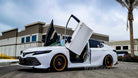 Toyota Camry Lambo Door Conversion Kit by Vertical Doors Inc., VDCTOYCAM18, XV70, Daihatsu Altis, L, LE, SE, XLE, XSE, XLE V6, XSE V6, Camry hybrid, Camry Ascent, TRD, SX,  lambo doors, vertical doors, door conversion, scissor doors, butterfly doors, wing doors,  Toyota Camry lambo doors, Toyota Camry vertical doors, Toyota Camry door conversion, Toyota Camry scissor doors, Toyota Camry butterfly doors, Toyota Camry wing doors,