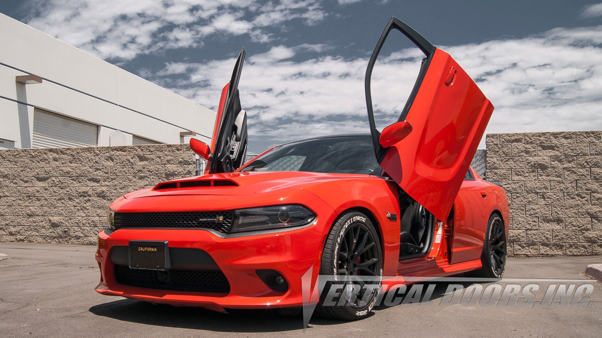 Dodge Charger Lambo Door Conversion Kit by Vertical Doors Inc., VDCDC11, Mopar, SXT, GT, R/T, Scat Pack, Scat Pack Widebody, Hellcat Widebody Jailbreak, SRT Hellcat Redeye Jailbreak, lambo doors, vertical doors, door conversion, scissor doors, butterfly doors, wing doors,  Dodge Charger lambo doors, Dodge Charger vertical doors, Dodge Charger door conversion, Dodge Charger scissor doors, Dodge Charger butterfly doors, Dodge Charger wing doors,