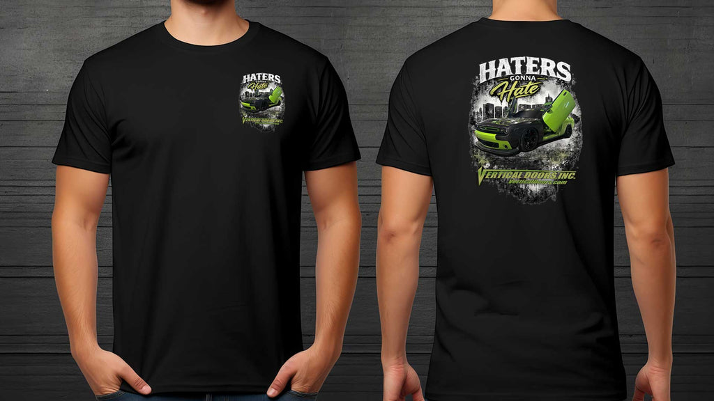 Custom T-Shirts and apparel showing off your car vertical lambo
