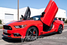 Ford Mustang 2015-2023 Lambo Door Conversion Kit by Vertical Doors Inc. VDCFM15, ford mustang, ford, mustang, 6thgen, stang, lambo doors, vertical doors, door conversion, scissor doors, butterfly doors, wing doors,