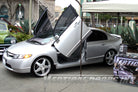 Lambo door hinge conversion kit compatible with the Honda Civic 2006-2011 4DR by Vertical Doors Inc.