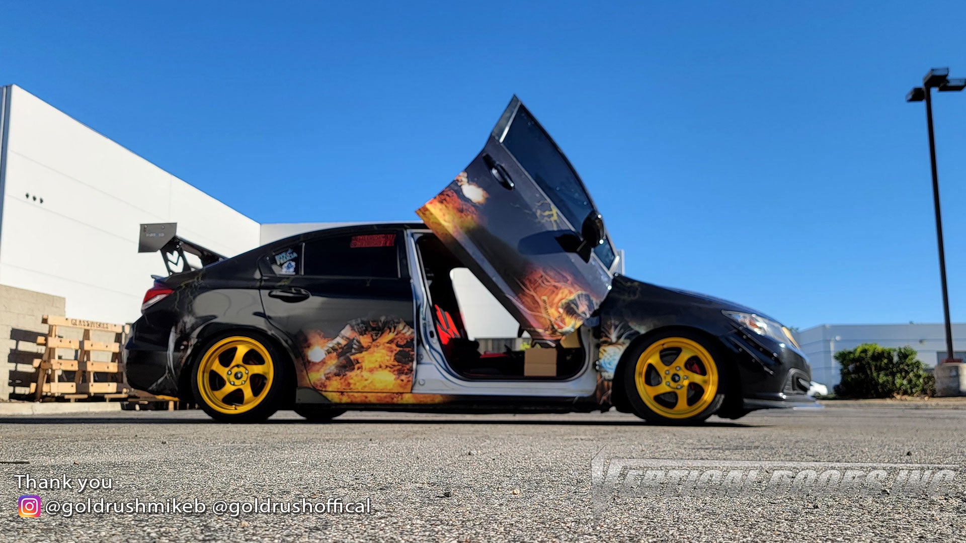 Honda Civic Lambo Doors Kit by Vertical Doors Inc., VDCHC114DR,  Honda, Civic, Honda Civic, SI, Civic SI, FB1, FB2, FB3, FB4, FB5, FB6, sedan, DX, LX, EX, EX-L,   Vertical Doors Inc, vertical door gang, Lambo Doors, Vertical Doors, door conversion, scissor doors, butterfly doors, wing doors, pic of the day, repost, Honda Civic Lambo Doors, Honda Civic Vertical Doors, Honda Civic door conversion, Honda Civic scissor doors, Honda Civic butterfly doors, Honda Civic wing doors,
