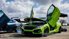 Honda Civic 2016-2021 4DR Lambo Door Conversion Kit by Vertical Doors Inc., VDCHC164DR,  Honda, Civic, Honda Civic, SI, Civic SI, sedan, LX, EX, FC, FK, 10th Gen, Hatchback, Type R, 2016, 2017, 2018, 2019, 2021,  Vertical Doors Inc, vertical door gang, Lambo Doors, Vertical Doors, door conversion, scissor doors, butterfly doors, wing doors, pic of the day, repost, Honda Civic Lambo Doors, Honda Civic Vertical Doors, 