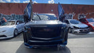 Check out @bxmoneymike 5th Gen 2023 Cadillac Escalade-V showing off Vertical Lambo Door kit by Vertical Door, Inc.
