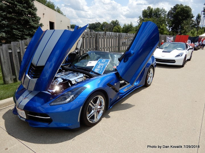 Bill Ellis  recommends Vertical Doors.
 ·
I have ordered and self installed a C7 Corvette Vertical door kit on my convertible.  The kit is a top quality product and great tech help if needed
I am looking forward to doing a C8 install later this year. Just waiting on my Corvette to be made and delivered.
