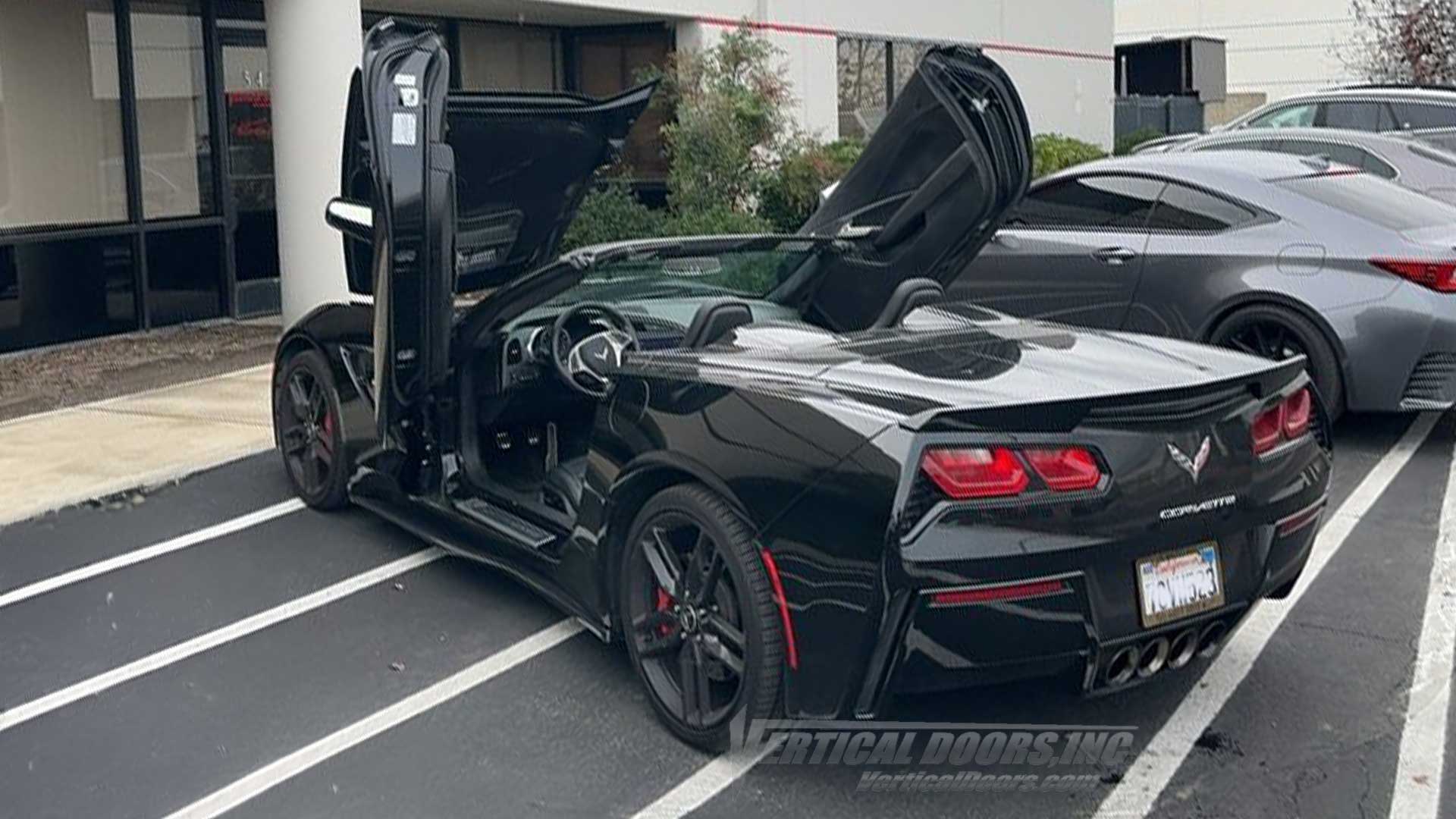 Noah W.
Los Angeles, CA
Vertical Doors Inc is the original name in the game when it comes to Lambo Doors. I had the pleasure of buying their kit for my 2014 C7. I highly recommend getting the install done by then as the process is quite extensive! They had me in and out in one day. No door gaps to speak of and the hinges feel smooth and strong. Don't try doing the kit at home, let the pros do it for you. They also gave me a deal on some beautiful true carbon fiber skirts made in house! Shout out to their si